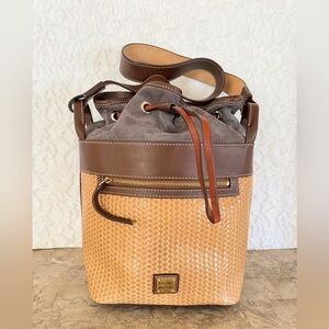 DOONEY AND BOURKE Brown and Tan Bucket Bag Shoulder bag